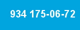 934 175-06-72 934 175-06-72